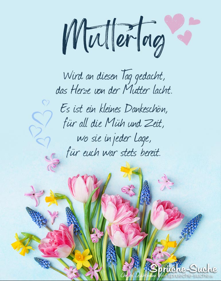 Muttertag Gedicht Das Herze Von Der Mutter Lacht