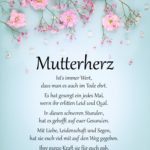 Gedicht zum Muttertag - Mutterherz
