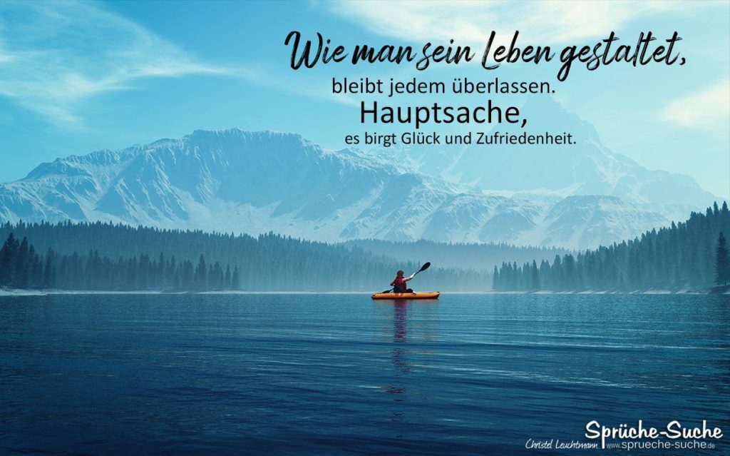 Glück und Zufriedenheit im Leben
