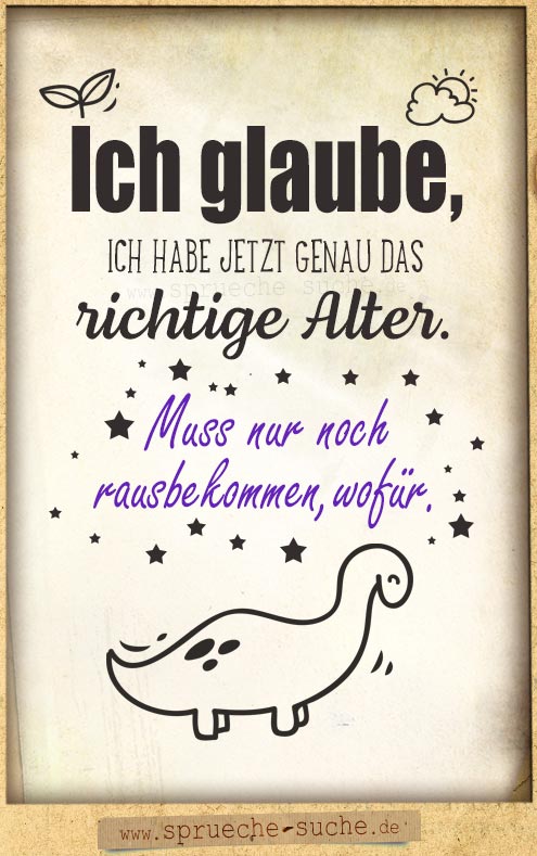 Älter werden lustig spruch Alter