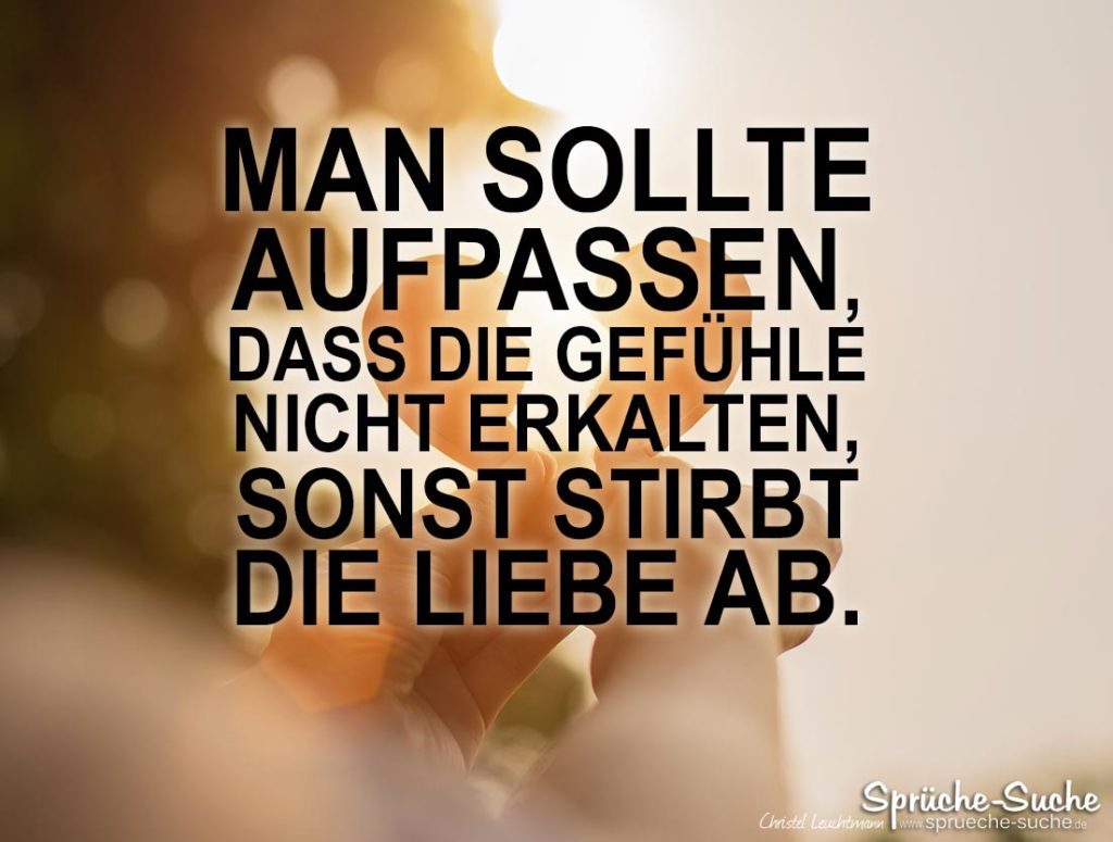 Gefühle Wenn die Liebe stirbt