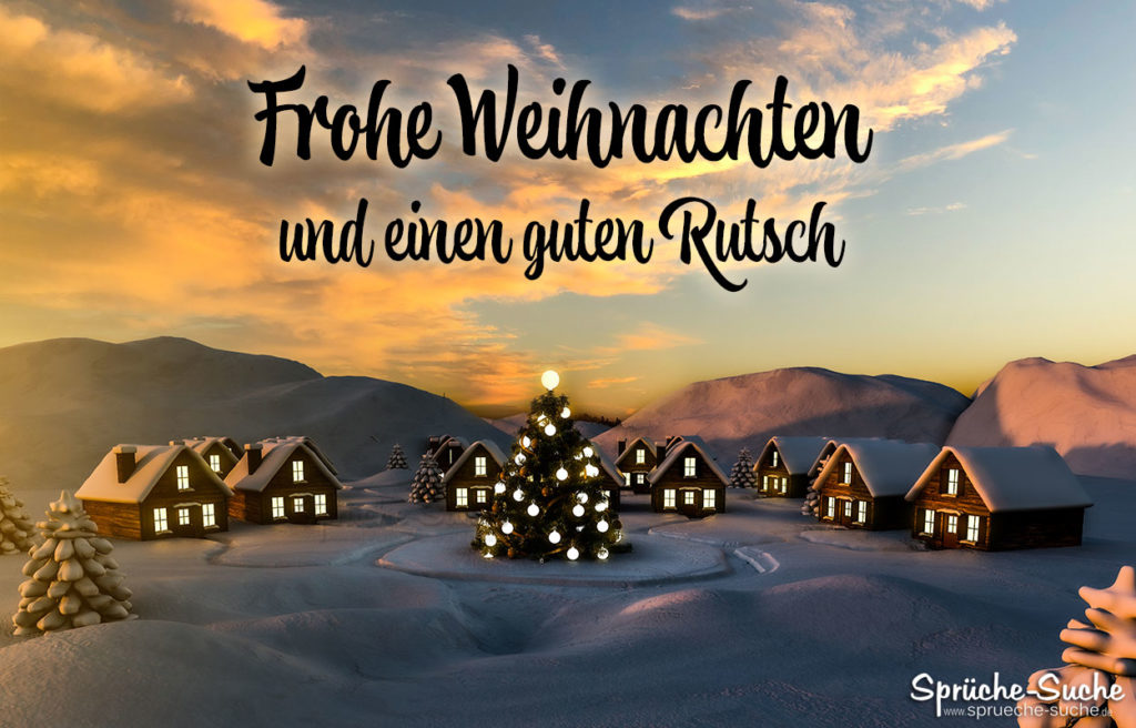 Frohe Weihnachten und einen guten Rutsch | Weihnachtsgrüße