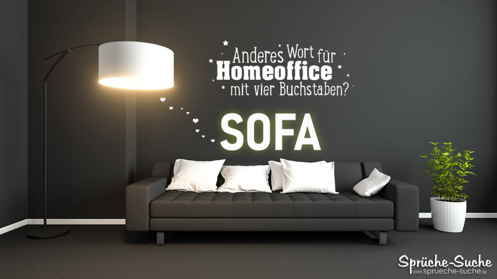 Anderes Wort für Homeoffice mit vier Buchstaben?