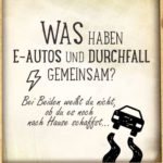 Lustiger Spruch E-Autos