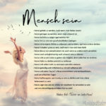 Mensch sein - Gedicht von Nadine Balk